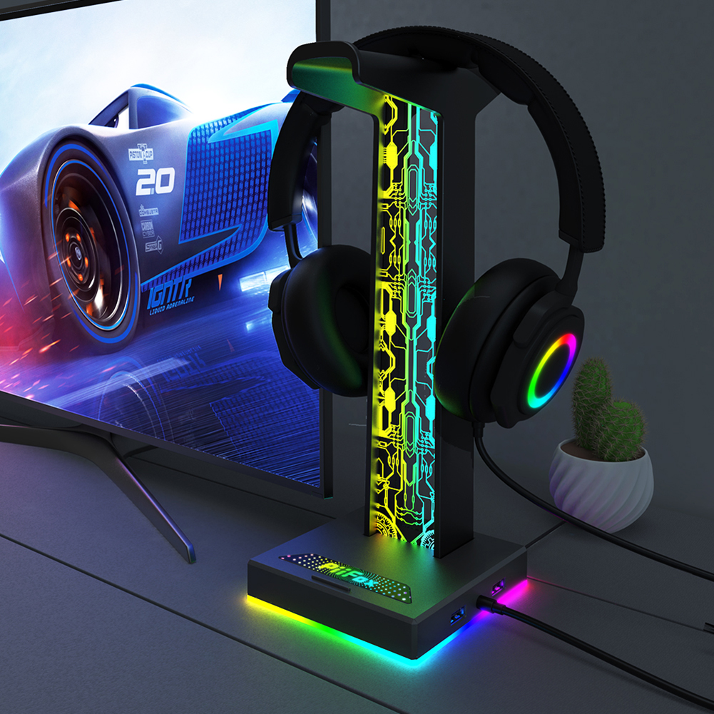 RGB Gaming Headphone Stand Dua - огляд і ціна Gaming Set Accessories