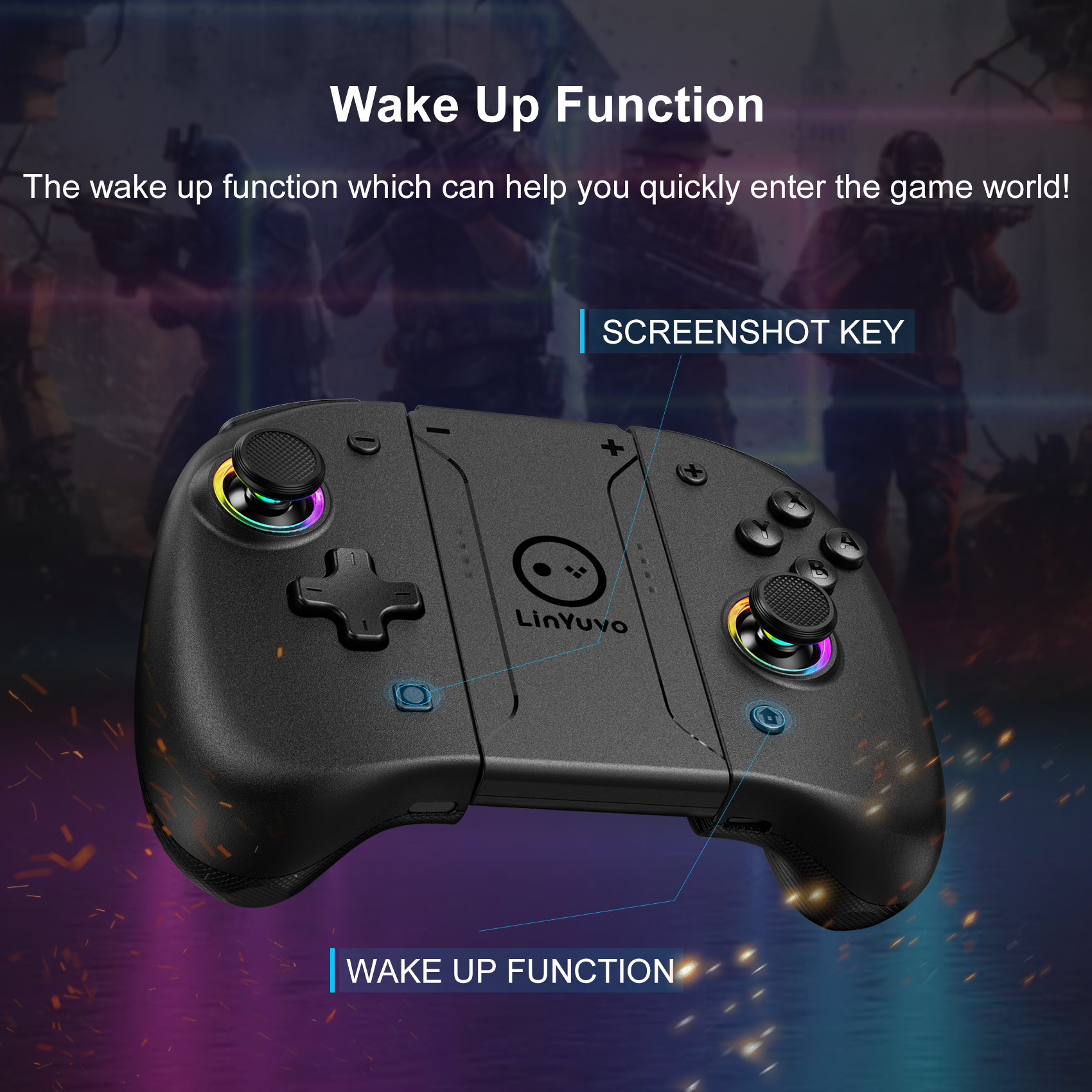 Wireless Bluetooth Controller  - огляд і ціна Gaming Accessories Retro