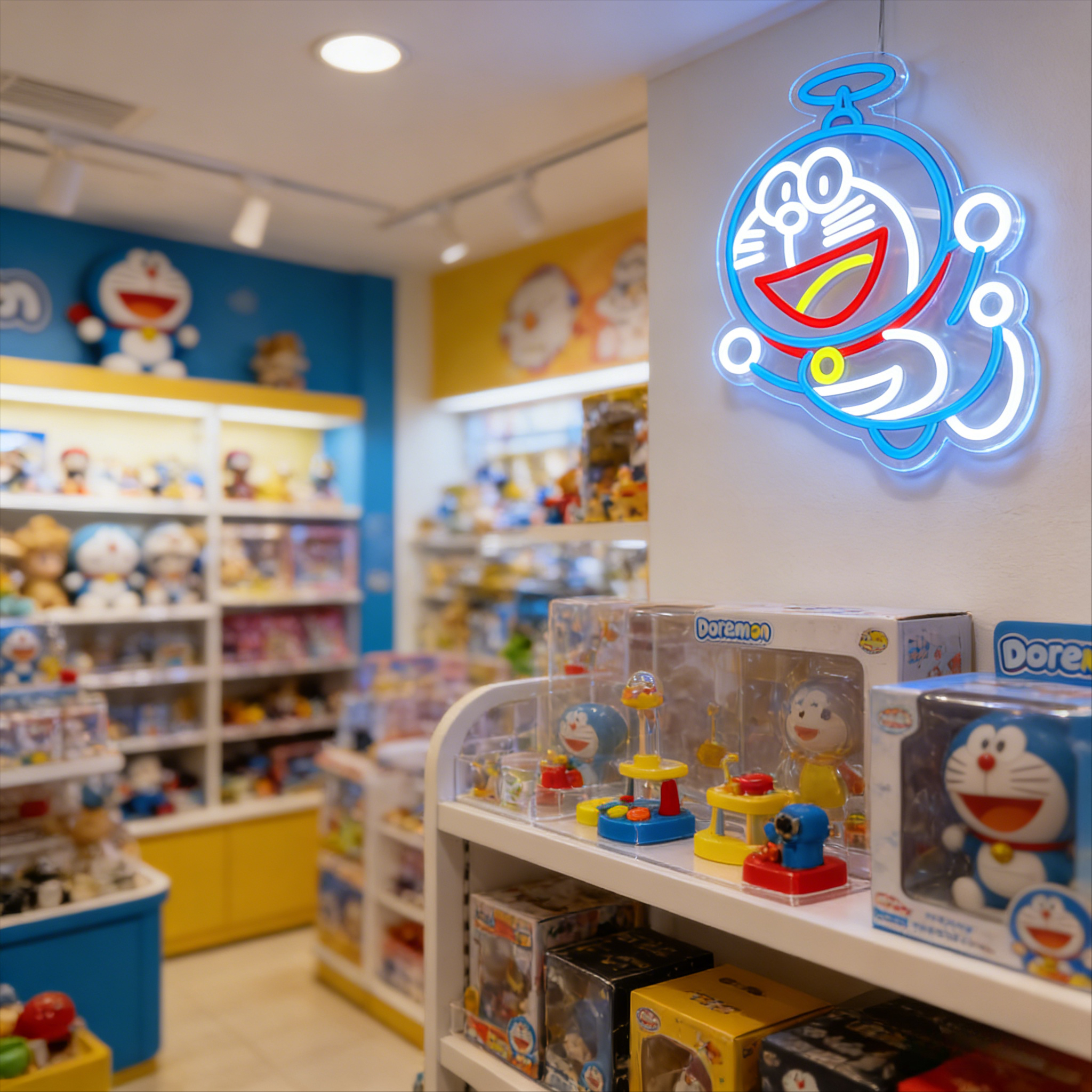 Doraemon Neon Sign LED USB Dim - огляд і ціна Gaming Accessories Bedroom